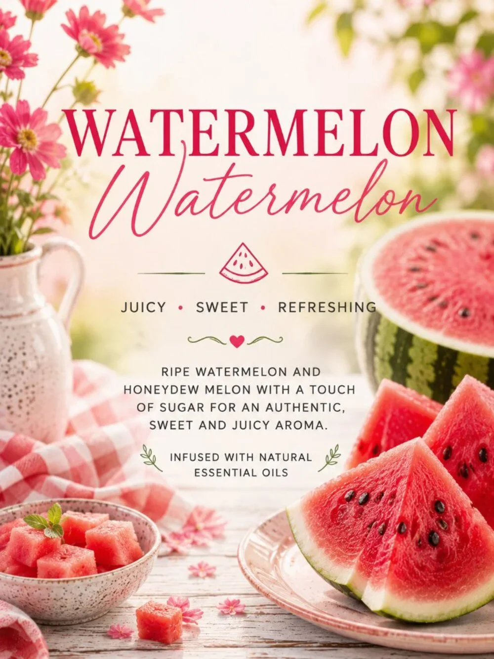 The Watermelon Patch Is Haunted Wax Melts | Watermelon Scented Home Fragrance
